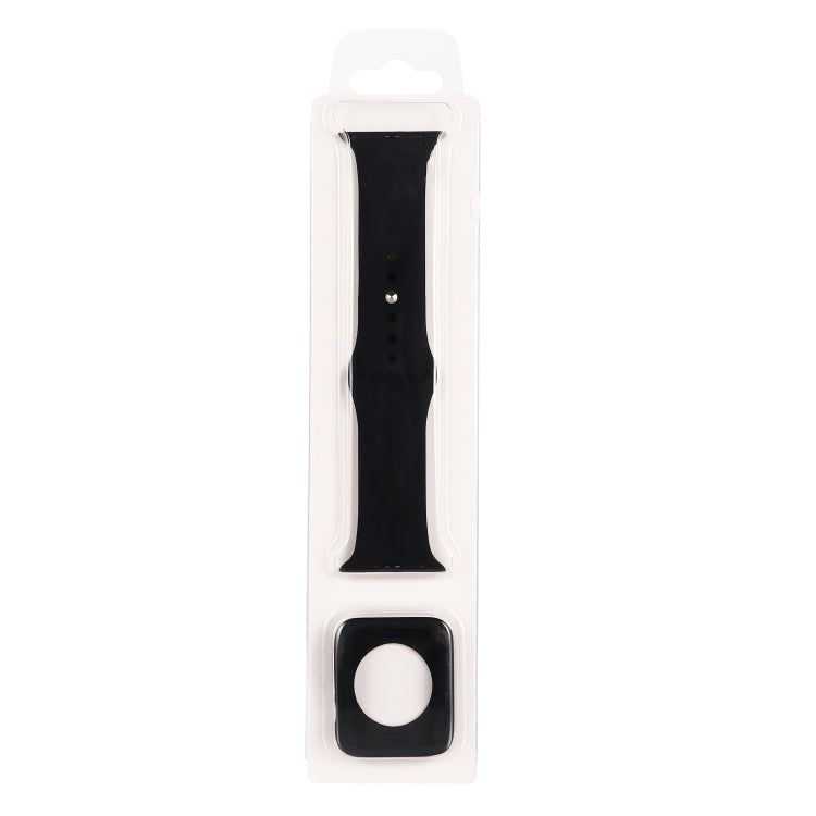 Conjunto de Correia Substituta em Silicone + Capa Protetora para Relógio, Para Apple Watch Series 9 / 8 / 7 41mm, Para Apple Watch Series 9 / 8 / 7 45mm