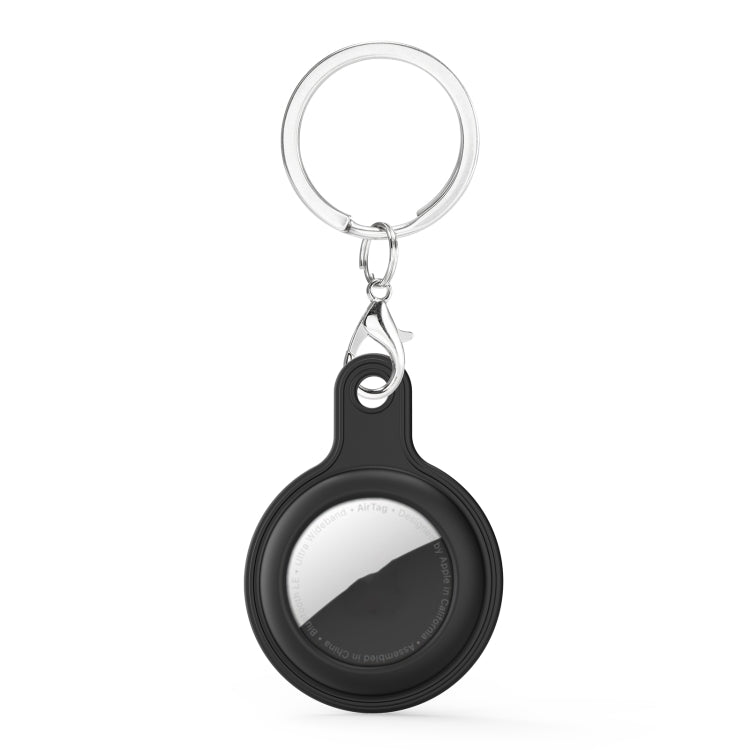 Capa de Couro Gel com Anel de Chaveiro Intercambiável para AirTag 2ª Geração / AirTag 1ª Geração