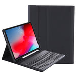 YT11B Capa de couro destacável com textura de pele Candy Color, teclas arredondadas e teclado Bluetooth para iPad Air 4 2020 / Air 5 2022 / Pro 11 polegadas 2022 / 2021 / 2020 / 2018 (Branco Gelo), Para iPad Air 11 2024 / 2025 / Air 2020 10.9