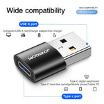 Adaptador OTG JOYROOM S-H152 USB Macho para USB-C / Tipo-C Fêmea, S-H152