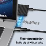 Adaptador OTG JOYROOM S-H152 USB Macho para USB-C / Tipo-C Fêmea, S-H152