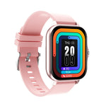 Relógio Inteligente GT20 com Ecrã TFT de 1,69 polegadas, à Prova de Água IP67, Suporta Controlo de Música / Chamada por Bluetooth / Monitorização da Frequência Cardíaca / Monitorização da Pressão Arterial, Correia de Silicone, Correia de Aço