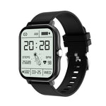 Relógio Inteligente GT20 com Ecrã TFT de 1,69 polegadas, à Prova de Água IP67, Suporta Controlo de Música / Chamada por Bluetooth / Monitorização da Frequência Cardíaca / Monitorização da Pressão Arterial, Correia de Silicone, Correia de Aço