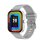 Relógio Inteligente GT20 com Ecrã TFT de 1,69 polegadas, à Prova de Água IP67, Suporta Controlo de Música / Chamada por Bluetooth / Monitorização da Frequência Cardíaca / Monitorização da Pressão Arterial, Correia de Silicone, Correia de Aço