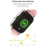 Relógio Inteligente GT20 com Ecrã TFT de 1,69 polegadas, à Prova de Água IP67, Suporta Controlo de Música / Chamada por Bluetooth / Monitorização da Frequência Cardíaca / Monitorização da Pressão Arterial, Correia de Silicone, Correia de Aço