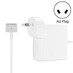 Adaptador de energia MagSafe 2 de 45W 14.85V 3.05A 5 pinos A1436 para MacBook, comprimento do cabo: 1,6m, ficha AU 45W, ficha EU 45W, ficha UK 45W