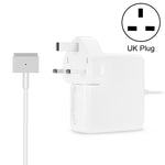 Adaptador de energia MagSafe 2 de 45W 14.85V 3.05A 5 pinos A1436 para MacBook, comprimento do cabo: 1,6m, ficha AU 45W, ficha EU 45W, ficha UK 45W
