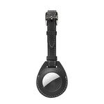 Capa protetora em couro anti-choque e anti-riscos com argola para pendurar para AirTag 2ª geração / AirTag 1ª geração, etiqueta de bagagem