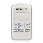 Walkie Talkie Rádio FM Mini RETEVIS RT20 2W 400-470MHz 16 Canais, RT20, Ficha US, RT20, Ficha EU