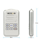 Walkie Talkie Rádio FM Mini RETEVIS RT20 2W 400-470MHz 16 Canais, RT20, Ficha US, RT20, Ficha EU