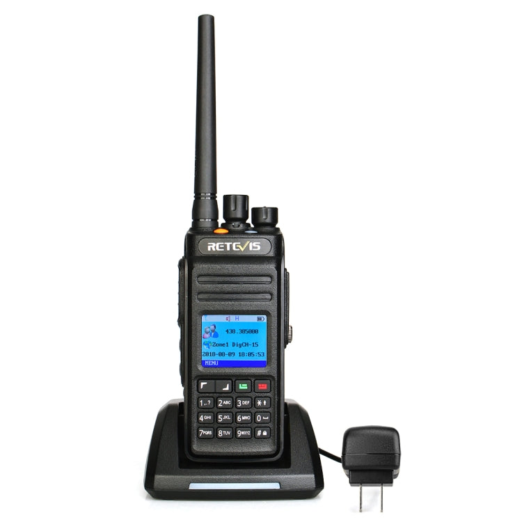 Walkie Talkie Digital DMR RETEVIS RT83 10W 400-470MHz 1024 Canais Resistente à Água, Rádio de Dois Tempos, Versão GPS, RT83, Versão GPS