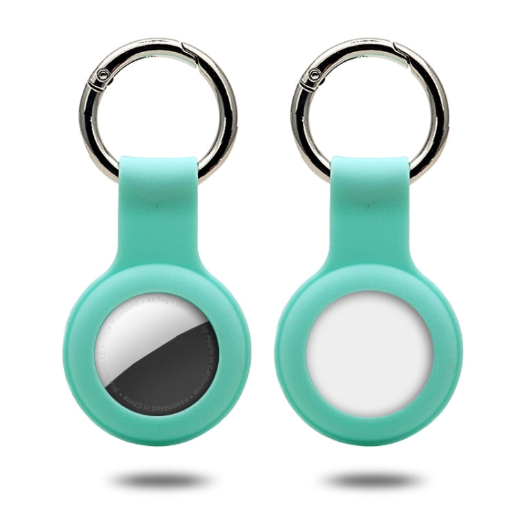 Capa de silicone com argola para porta-chaves para AirTag 2ª geração / AirTag 1ª geração