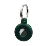 Capa protetora oca em silicone anti-riscos e anti-choque com gancho para porta-chaves, para AirTag