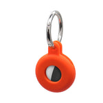 Capa protetora oca em silicone anti-riscos e anti-choque com gancho para porta-chaves, para AirTag