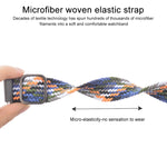 Adjustable Nylon Braided Elasticity Replacement Strap Watchband, For Samsung Galaxy Watch Active2 40mm, For Samsung Galaxy Watch Active, For Samsung Galaxy Watch Active2 44mm