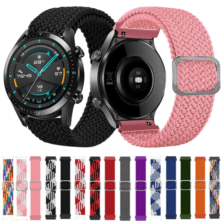 Adjustable Nylon Braided Elasticity Replacement Strap Watchband, For Samsung Galaxy Watch 42mm, For Samsung Galaxy Watch 46mm, For Samsung Galaxy Watch 3 41mm