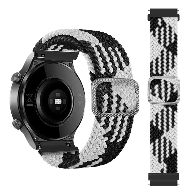 Correia de substituição ajustável em nylon trançado elástico para relógio, Para Samsung Galaxy Watch 3 45mm