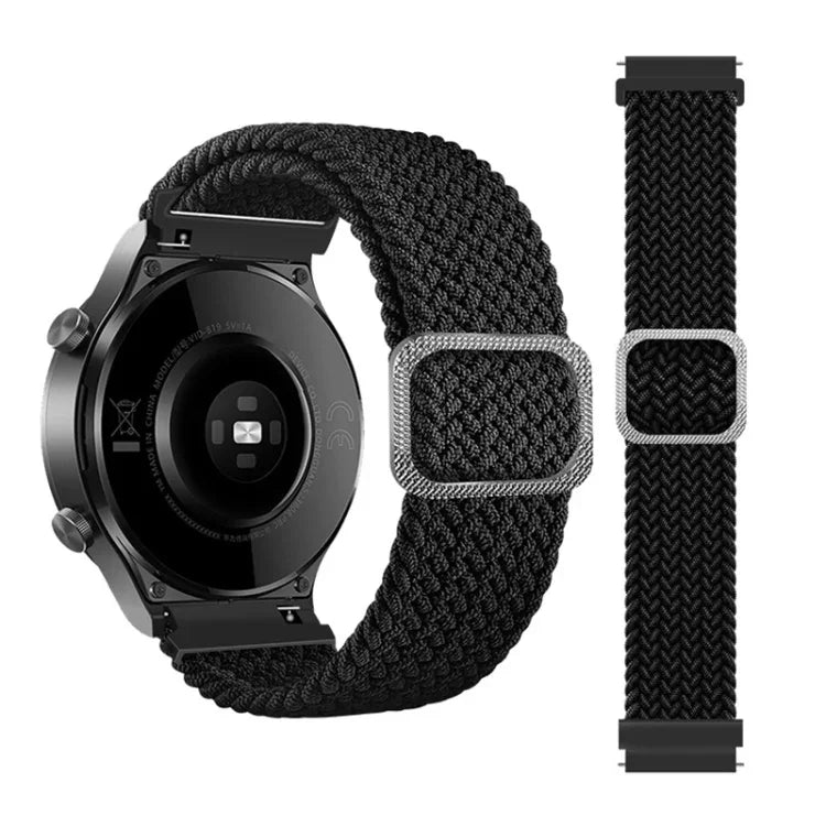 Correia de substituição ajustável em nylon trançado elástico para relógio, Para Samsung Galaxy Watch 3 45mm