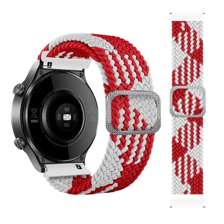 Correia de substituição ajustável em nylon trançado elástico para relógio, Para Samsung Galaxy Watch 3 45mm