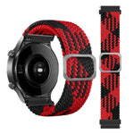 Correia de substituição ajustável em nylon trançado elástico para relógio, Para Samsung Galaxy Watch 3 45mm