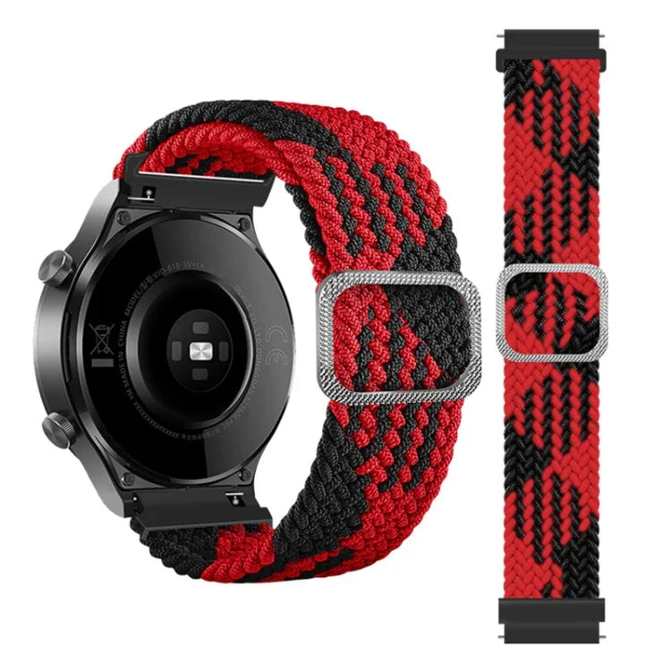 Correia de substituição ajustável em nylon trançado elástico para relógio, Para Samsung Galaxy Watch 3 45mm