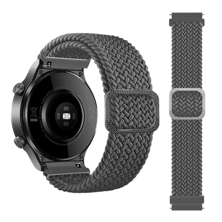 Correia de substituição ajustável em nylon trançado elástico para relógio, Para Samsung Galaxy Watch 3 45mm