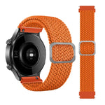 Correia de substituição ajustável em nylon trançado elástico para relógio, Para Samsung Galaxy Watch 3 45mm