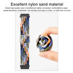 Correia de substituição ajustável em nylon trançado elástico para relógio, Para Samsung Galaxy Watch 3 45mm