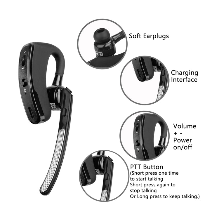 RETEVIS RB637 EU Frequência PMR446 16Canais Rádio Bidirecional Portátil Bluetooth Walkie Talkie, RB637