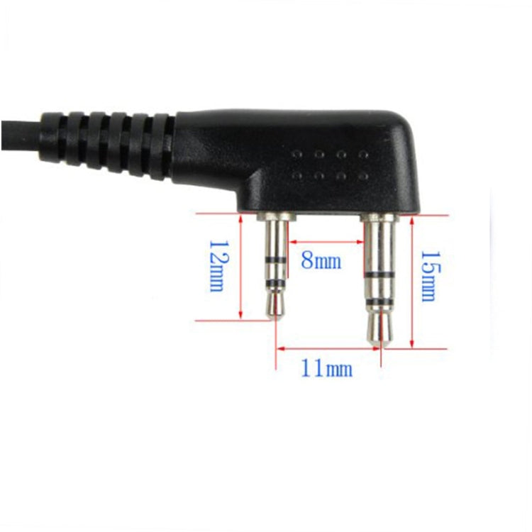 Microfone Altifalante Portátil com PTT de 2 Pinos RETEVIS C9001, C9001