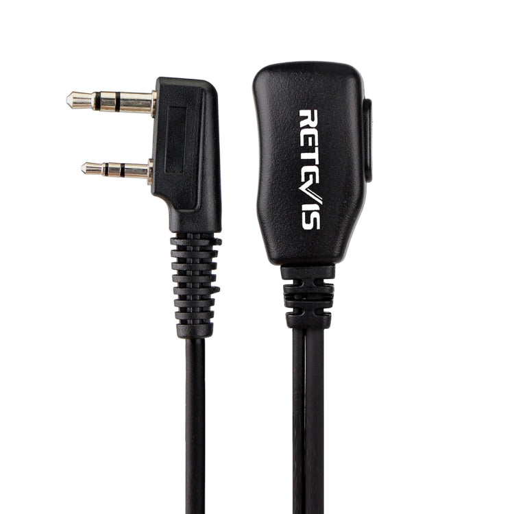 Microfone Altifalante com PTT de 2 Pinos RETEVIS C9003 com Tubo Acústico e Auricular In-ear, C9003