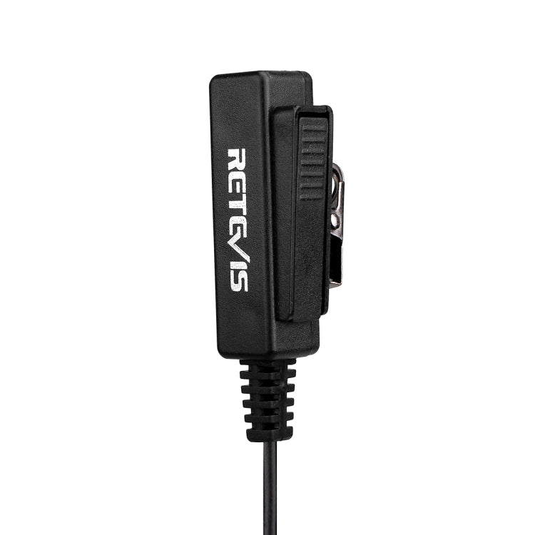 Microfone Altifalante com Tubo Acústico Discreto e Clipe Longo de 2 Pinos RETEVIS TK para H-777 / RT-5R / RT-5RV / RT-B6, TK Clipe Longo
