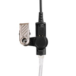 Microfone Altifalante com Tubo Acústico Discreto e Clipe Longo de 2 Pinos RETEVIS TK para H-777 / RT-5R / RT-5RV / RT-B6, TK Clipe Longo