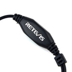 Microfone Altifalante com Tubo Acústico Discreto e PTT de Garganta RETEVIS TK para H-777 / RT-5R / RT-5RV / RT-B6, TK Garganta