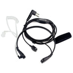 Microfone Altifalante com Tubo Acústico Discreto e PTT de Garganta RETEVIS M, M Garganta