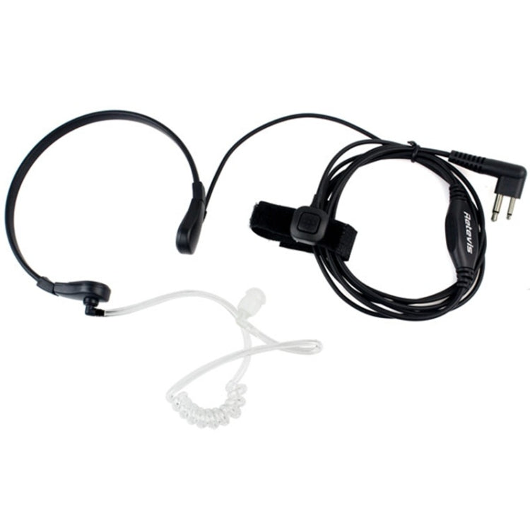 Microfone Altifalante com Tubo Acústico Discreto e PTT de Garganta RETEVIS M, M Garganta