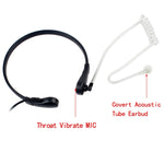 Microfone Altifalante com Tubo Acústico Discreto e PTT de Garganta RETEVIS M, M Garganta