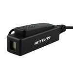 Microfone com Auricular de Tubo Acústico e PTT de Dois Fios RETEVIS R-1M21 para Motorola XPR6000/XPR6550/DP4800/DP4801, R-1M21