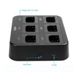 Carregador Walkie Talkie Seis Vias RETEVIS RTC777 para Retevis H777, Tomada AU RTC777, Tomada US RTC777, Tomada EU RTC777, Tomada UK RTC777
