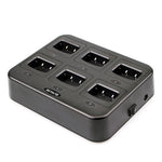 Carregador Walkie Talkie Seis Vias RETEVIS RTC777 para Retevis H777, Tomada AU RTC777, Tomada US RTC777, Tomada EU RTC777, Tomada UK RTC777