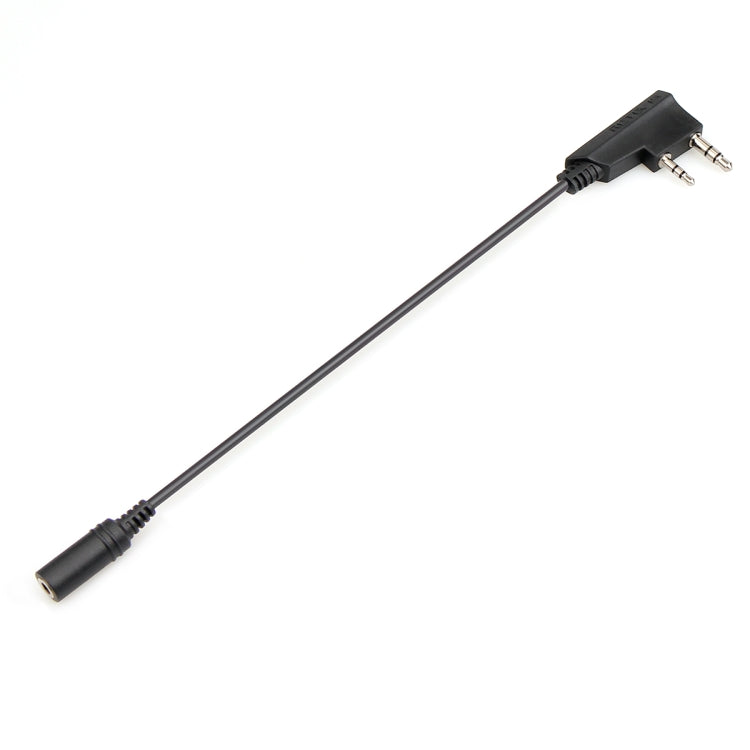 Cabo de Transferência de Áudio para Auricular de 2 Pinos para 3,5mm Fêmea RETEVIS TCK01 Kenwood para RT21/RT22/RT24/RT7/RT27/H777, TCK01