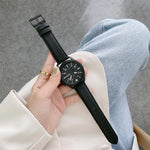 Correia de substituição em pele com textura de lichia para costura, Para Samsung Galaxy Watch Active2 44mm, Para Samsung Galaxy Watch Active