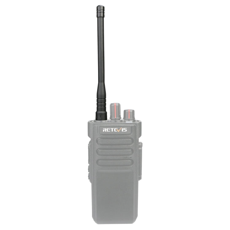 Antena de Mão Dupla Banda RETEVIS HA01 136-174+400-470MHz SMA-F Fêmea para H777/RT5R/RT29, HA01