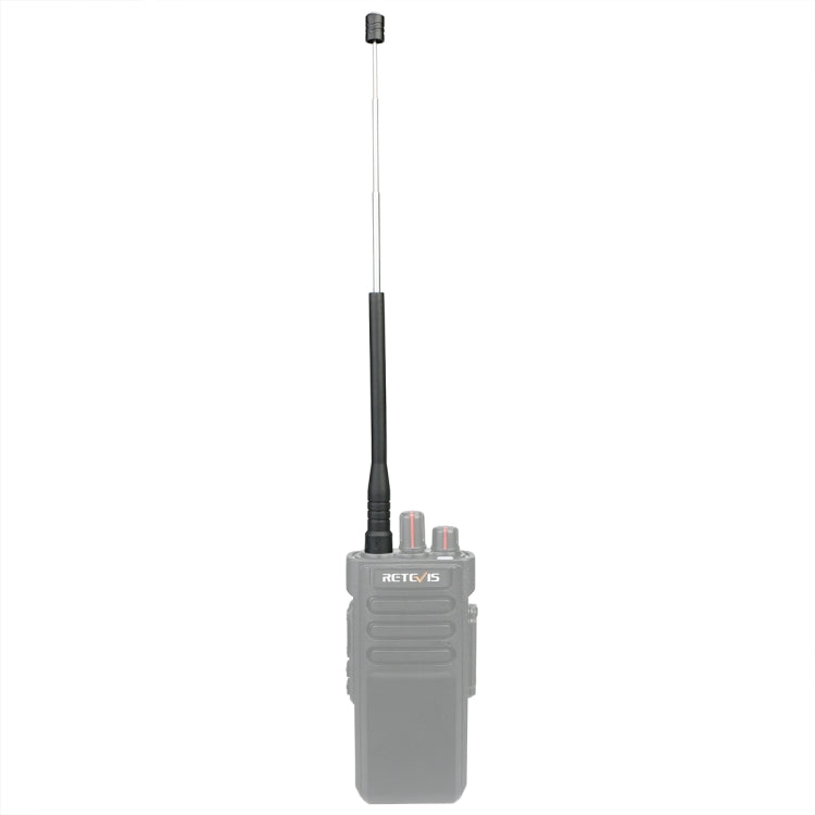 Antena de Mão Dupla Banda RETEVIS HA01 136-174+400-470MHz SMA-F Fêmea para H777/RT5R/RT29, HA01