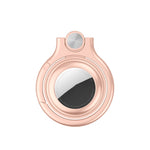 Capa protetora em metal completo anti-choque e anti-riscos com argola para porta-chaves, para AirTag