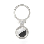 Capa protetora em metal completo anti-choque e anti-riscos com argola para porta-chaves, para AirTag