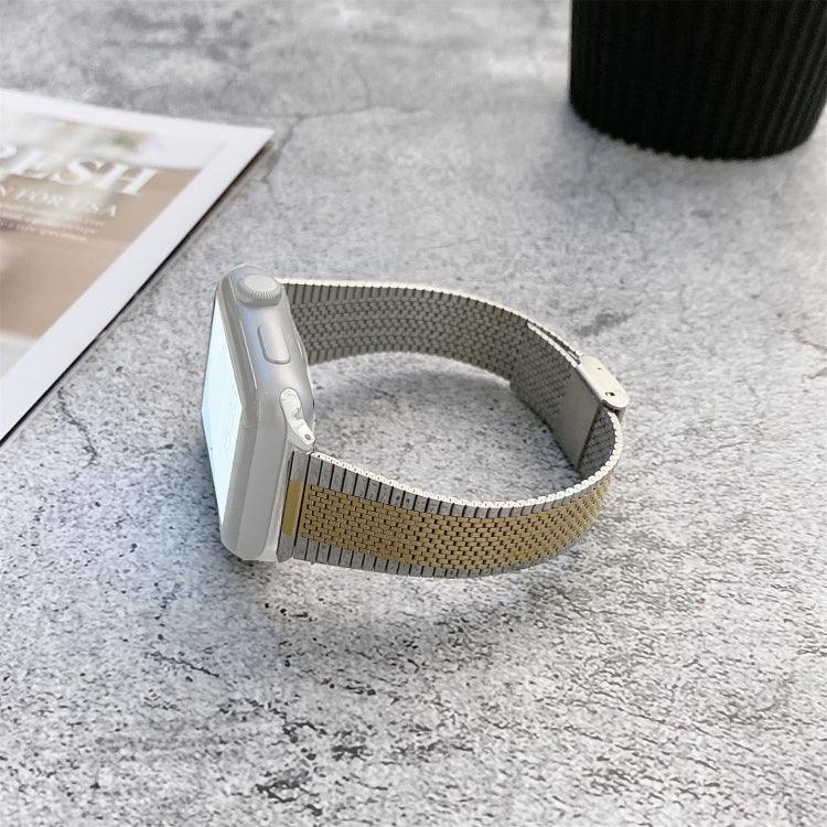 Correia de Substituição em Aço com Fecho de Fivela, Para Apple Watch Série 7  41mm / & 6 & SE & 5 & 4 40mm, Para Apple Watch Série  7  45mm / & 6 & SE & 5 & 4 44mm