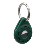 Capa protetora macia em gel de sílica anti-riscos e anti-choque com argola para porta-chaves, para AirTag