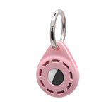 Capa protetora macia em gel de sílica anti-riscos e anti-choque com argola para porta-chaves, para AirTag