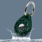 Capa protetora macia em gel de sílica anti-riscos e anti-choque com argola para porta-chaves, para AirTag